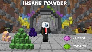 What does 40 hours of POWDER GRINDING get you in Hypixel Skyblock