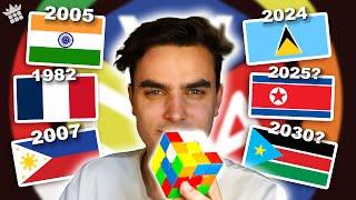 When did YOUR COUNTRY Join the WCA? | Rubik's Cube Competitions