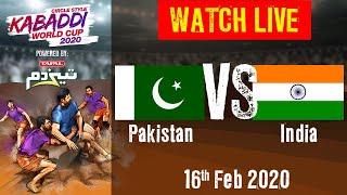 Kabaddi World Cup 2020 Live - Pakistan vs India - 16 Feb - Final | BSports