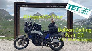 Part 03 TET Montenegro - Hoppel und ich treffen TET Fahrer auf dem 1. Part des TET in Montenegro