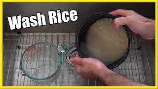 How to Wash Rice before cooking (Easy Tutorial)