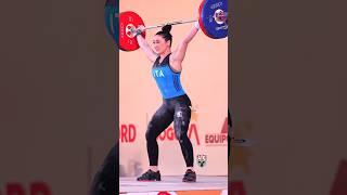 Giulia Miserendino (71kg ) 110kg / 242lbs Snatch! #snatch #weightlifting #slowmotion