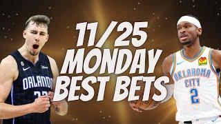 Best NBA Bets, Player Prop Picks, Parlays, Predictions Monday Today November 25th 11/25