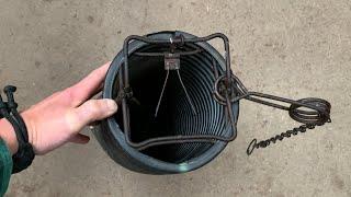 #110 Bodygrip Trap Stabilizer Cubby made from Drainage Pipe