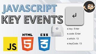 JavaScript Keyboard Events