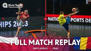 World Teqball Championships | Men's Singles, Final | A. Gyorgydeak vs A. Duszak