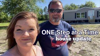 One Step at a Time, MOBILE HOME Update || Large Family Vlog