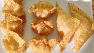 How To Make Fried Wontons With Cream Cheese Shrimp-Asian Food Recipes