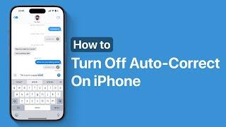 How To Turn Off Auto-Correct On iPhone 16 | iOS 18 Tips