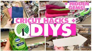 Woah! BRILLIANT Dollar Tree Cricut DIYS & Decor Ideas that will send you RUNNING to the store! ⭐️