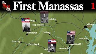 American Civil War: Battle of First Manassas - "A House Divided" - Part 1