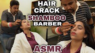 ASMR HEAD MASSAGE, HAIR CRACK PIN-PEN MASSAGE TO RELAX IMSOMNIA & STRESS BY INDIANBARBER SHAMBOO