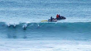 Dolphins Join Lakey Peterson at Jeffreys Bay