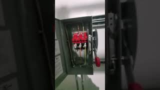 how to wire 480 volt disconnect