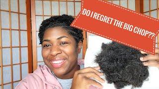 HOW I FEEL A WEEK AFTER THE BIG CHOP  from healthy, relaxed hair to short natural hair twa