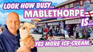 LOOK HOW BUSY Mablethorpe Is on the bank holiday.