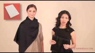 Navy Blue Pashmina Shawl Styling Tips