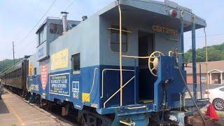 Private Caboose Railcar Paul Hillman Whitewater Valley Railroad Connersville Metamora Indiana Travel