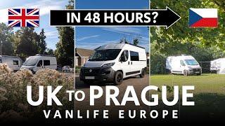 Visiting PRAGUE by CAMPERVAN | UK to PRAGUE in 48 HOURS??