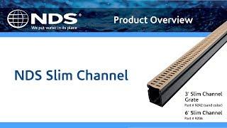 NDS Slim Channel Drain - Product Overview