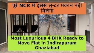 Ready to Move Builder Flats in Indirapuram|4 BHK Luxury Floor in Indirapuram Ghaziabad| Builder Flat