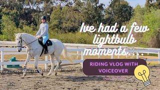 Riding Vlog with Voiceover // Ive had some lightbulb moments // Happy the Standie