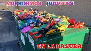 No entiendo porque TIRARON  TODO ESTO A  LA BASURA  #dumpsterdiving #dumptruck #loquetiranenusa