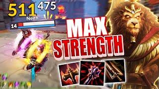 Max Strength ANHUR DESTROYS in SMITE 2!