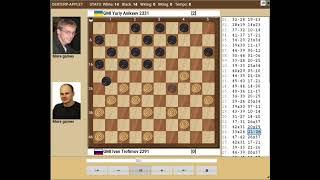 Ivan Trofimov-Yuriy Anikeev 0-2.Draughts