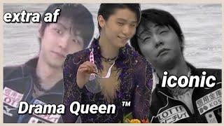 yuzuru hanyu being EXTRA and ICONIC (羽生結弦)