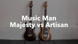 Music Man Majesty vs Majesty Artisan, tone wood comparison