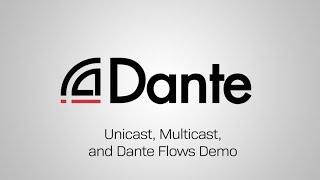 Using Unicast and Multicast within your Dante Network Demo