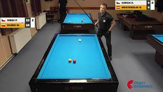 Czech league | 3-cushion | 1st class | 4th round | Fouad Sibai v Marián Kubiš