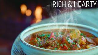 HEARTY BEEF GOULASH RECIPE | ASMR bowl of comfort