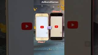 iPhone 7 vs iPhone 8 - open youtube