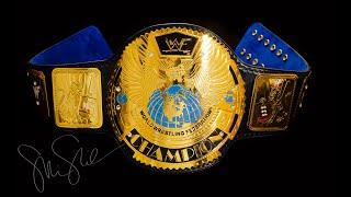 WWF Big Eagle championship replica on real leather by MN Belts