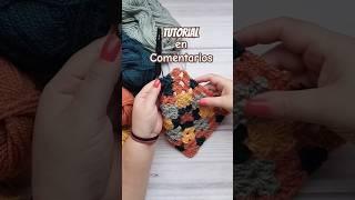 Dibujo con Punto #GRANNY #ganchillocreativo #crochet #ganchillofacil #tutorialcrochet #grannysquare