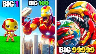 Growing BIGGEST IRON MAN EVER In GTA 5!