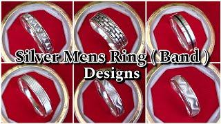 Silver ring designs for men with price | Silver band ring for mens | Silver ring designs for boys