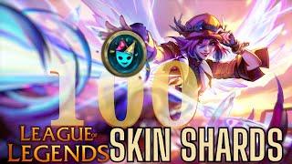 100 Skin Shards Reroll Got Lucky!!! Soul Fighter All-star Loot - League Of Legends