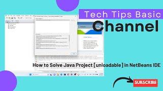 How to Solve Java Project [unloadable] in NetBeans IDE #tips #error #java #windows #netbeans