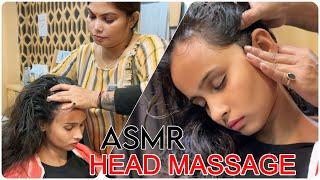 SOFT & SOOTHING HEAD MASSAGE TO RELAX AND ASMR FOR DEEP SLEEP | Head Forehead Neck & Back Massage