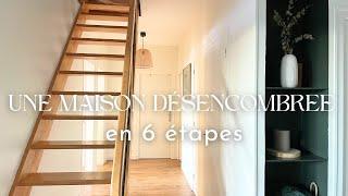 Une maison rangée et organisée en 6 étapes - comment désencombrer, épurer pour plus de minimalisme