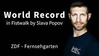 WORLD RECORD!!!! Handstand Fistwalk Performance (Slava Popov)