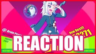 【Muse Dash】 Gawr Gura - Rhythm Game GOD | hololive EN Reaction