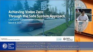 Seattle City Council Transportation Committee 3/4/2025