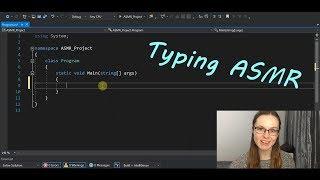 ASMR Beginner Coding Tutorial (Variables & For Loops, Typing Sounds)