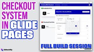 Glide: FULL BUILD — Check In / Check Out System in GLIDE PAGES