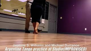 Jasmine and Michael's IMPROVISED ARGENTINE tango practice