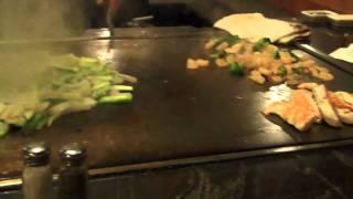 Eating at Yoshida in Asheville NC Japanese Steakhouse